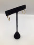 10k Yellow Gold Twisted Hoop 5/8" Vintage Earrings