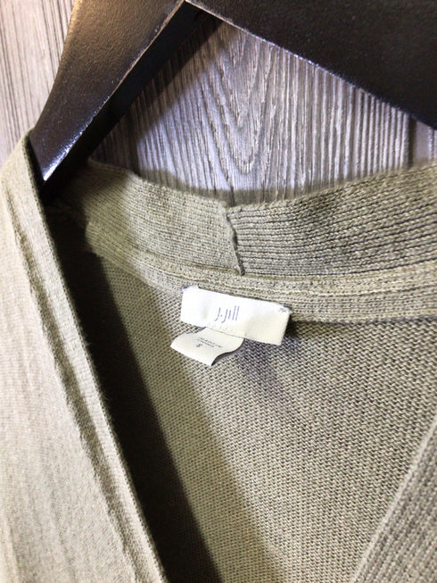 J Jill Linen BL Knit Cardigan Size Small - Long