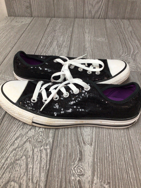 Converse Sequined Chuck Taylor Sneakers Size 8