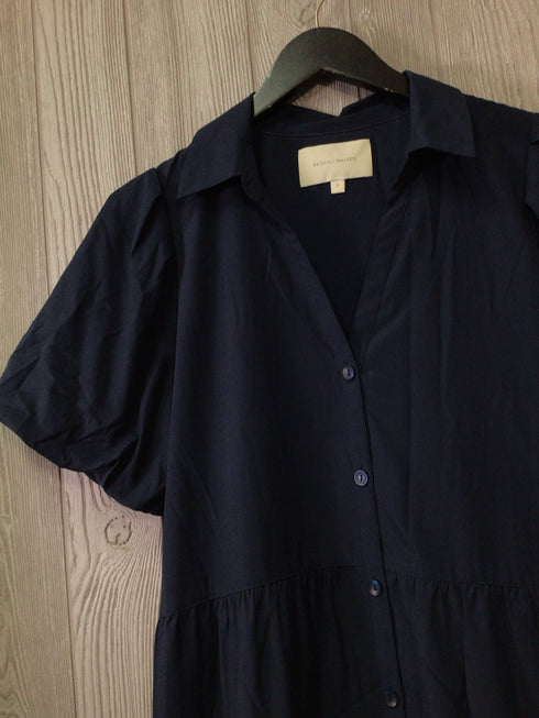Brochu Walker Poplin Tiered Maxi Dress Size Large