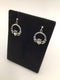 Silver Round Claddah Post Earrings