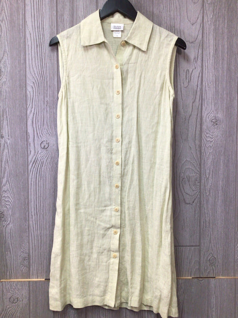 Eileen Fisher Shirt Dress Linen blend Size Small pre-owned