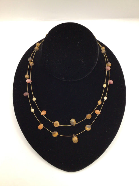 Tiger's Eye Floating Necklace