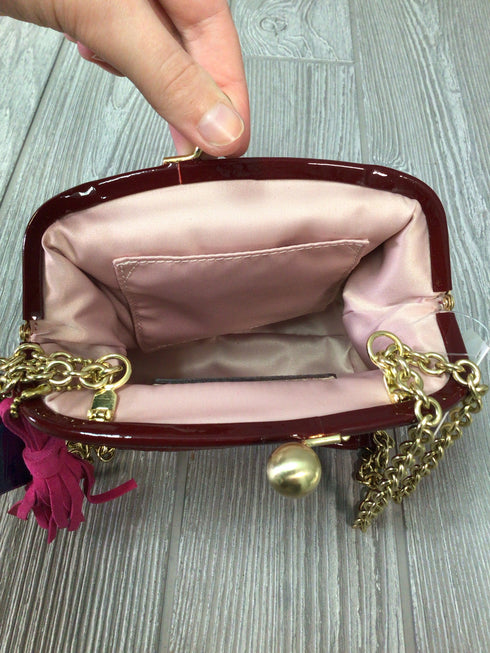 Coach Poppy Crimson Sequin Frame Bag 21218 B4/CM New with tags Evening Bag
