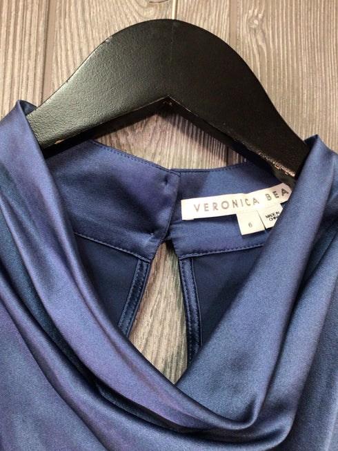 Veronica Beard Satin Top Size Small
