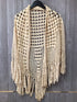 Handmade Crochet Shawl Vintage