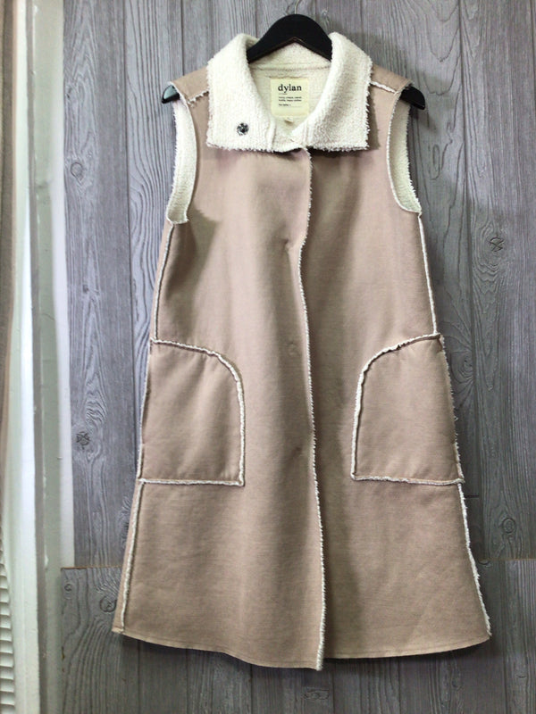 dylan Vest Faux-Shearling Size Medium