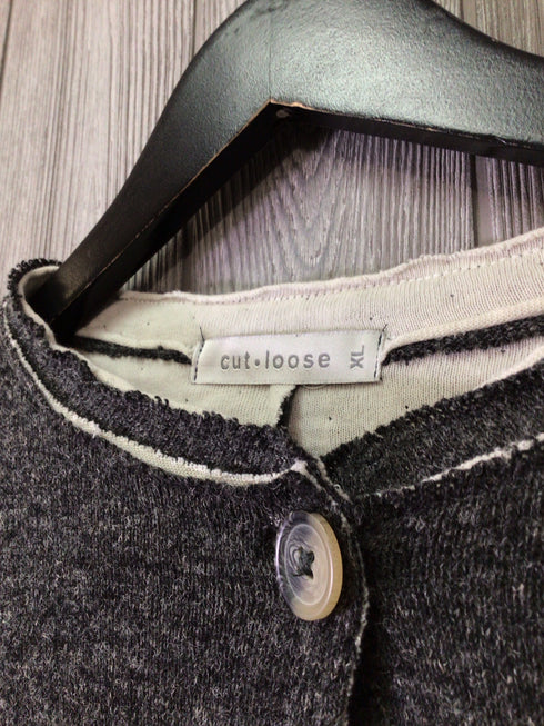 Cut Loose Knit Cardigan Size X-Large