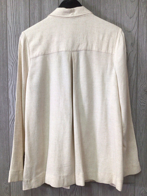LOGO Blazer Linen Blend Size Medium