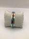 Artisan Turquoise Inlay Sterling Cuff Bracelet