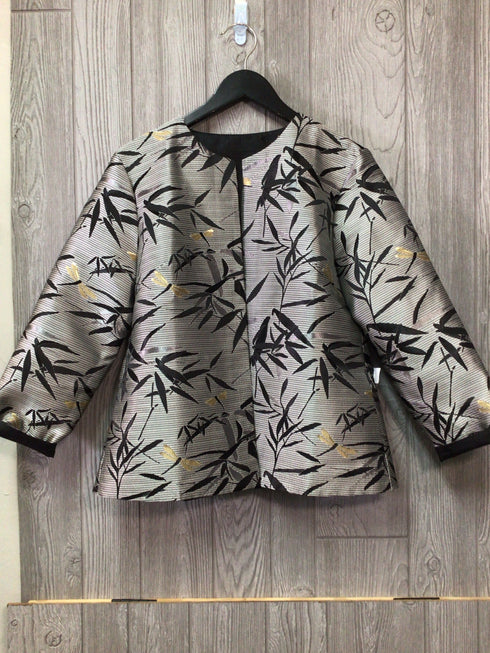 Silver Reversible Blazer Size Medium