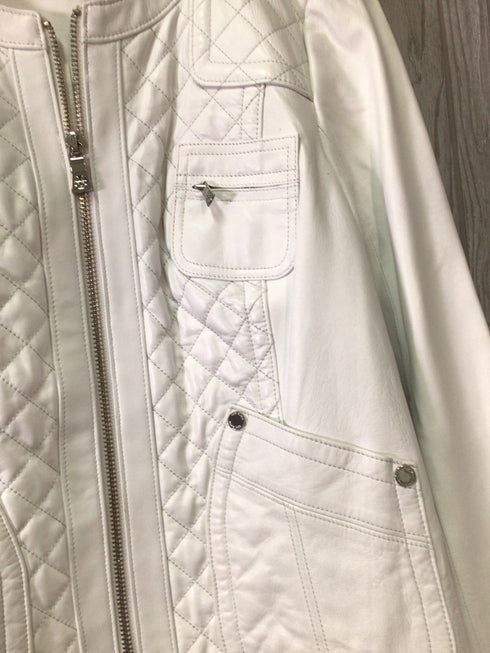 Tory Burch Leather Jacket Size Large
