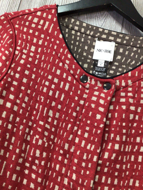 Nic + Zoe Knit Cardigan Size Small