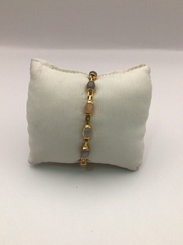 Ross Simons 7.5" Moonstone Tennis Bracelet Vermeil