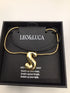 Leo & Luca Baloon Initial "S" Necklace