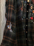 Johnny Was Krysha Velvet Placket Mandarin Shirt Size Large New