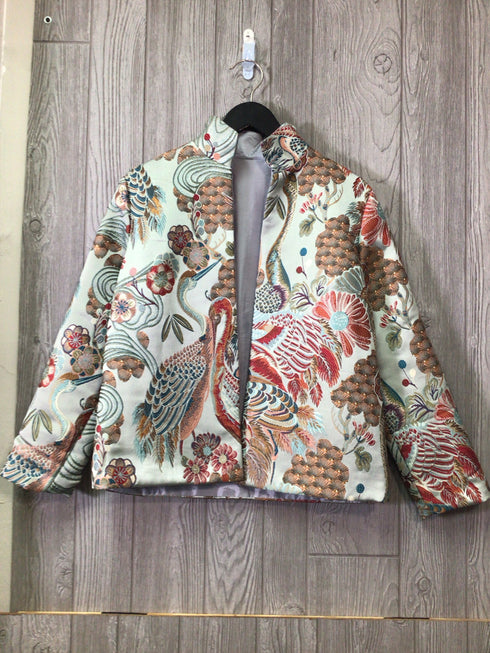 Reversible Jacquard Jacket Size Medium