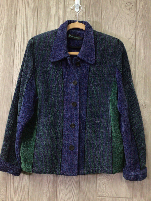 Lynn Yarrington Hanwoven chenille Jacket Size Medium