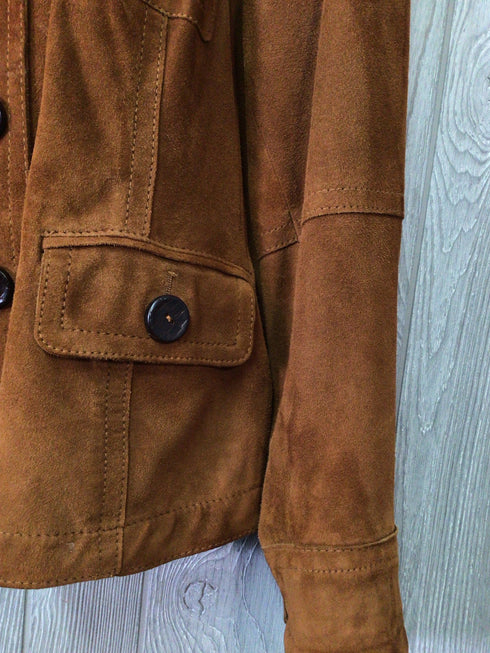 Talbots Suede Jacket Size Large-Petite