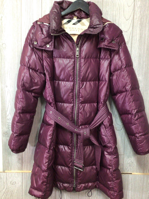 Burberry Brit Puffer Coat Down Size 10