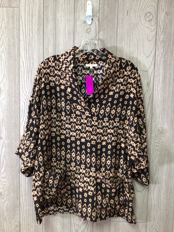 Gold Hawk Silk Tunic Size X-Small