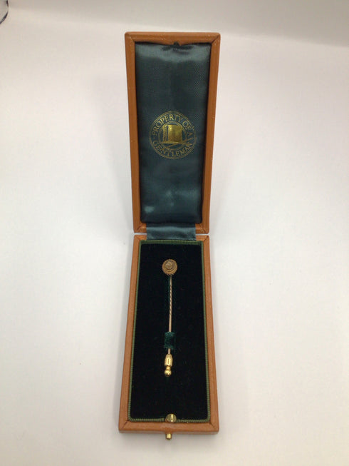 Vintage 15 ct Gold Diamond tie stick Pin