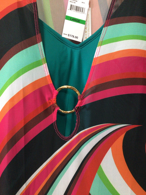 Trina Turk swim & spa Coverup set Size Large New pre-owned