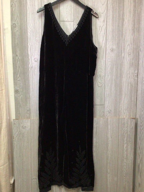 Johnny Was Jade velvet jumpsuit Size X-Large
