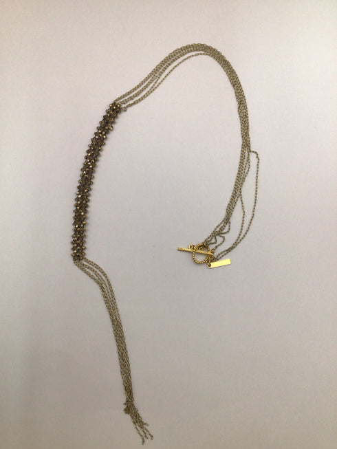 Millianna Loomed Crystal Necklace