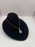 Abalone Pendant Necklace and Earrings SET Sterling Vintage