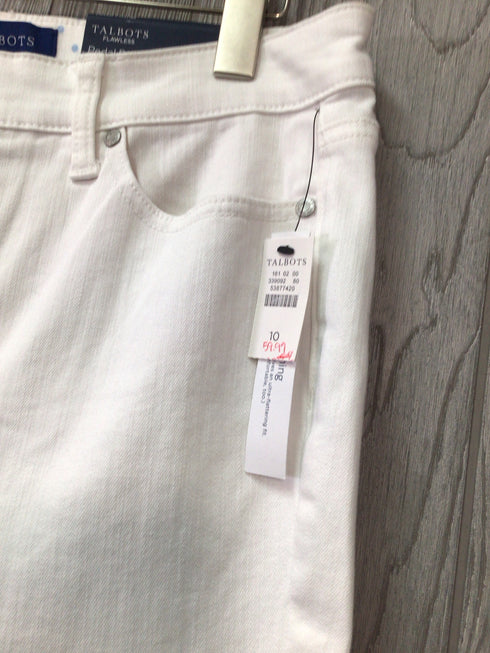 Talbots Pedal Pusher Jeans Size 10 New