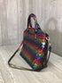 Brahmin Technicolor Melbourne Large Duxbury Satchel Leather