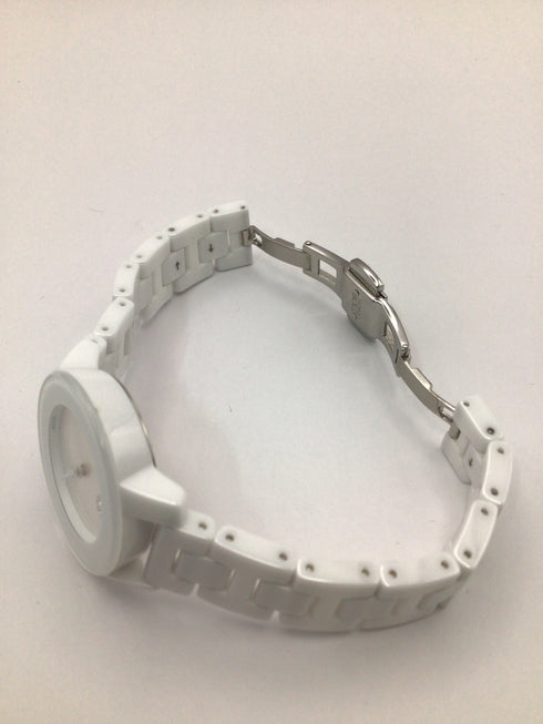 Movado White Bold Ceramic Bracelet Watch