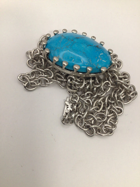 Johnny Was Turquoise Pendant Necklace