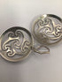 Triskele Silver Drop Earrings