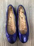 Sam Edelman Felicia crinkle metallic ballet Flats Size 8