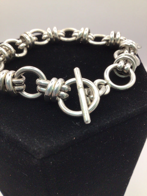 Sterling wrapped Link Bracelet
