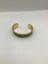 Evocateur Black & white stripe Cuff Bracelet