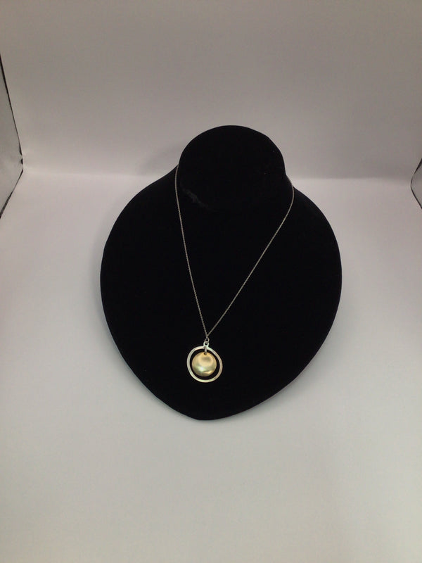 Gold & Silver pendant Necklace