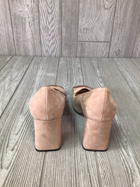 Sergio Rossi Suede Chunky Heel Pumps Size 9-40