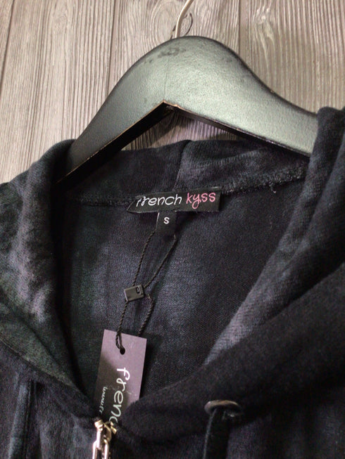 French Kyss Sweatshirt w Hood Size Small New