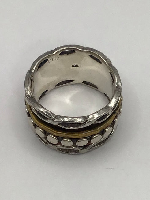 Silver + Other Spinner Band Fidget Ring
