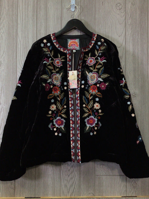 Johnny Was MAHEA Velvet Jacket Size X-Large New