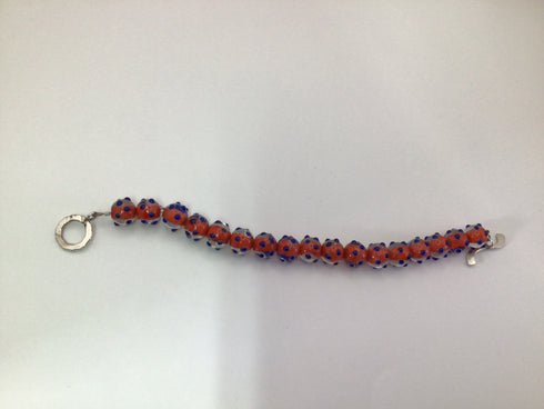 Murano Glass Lampwork Bead Bracelet