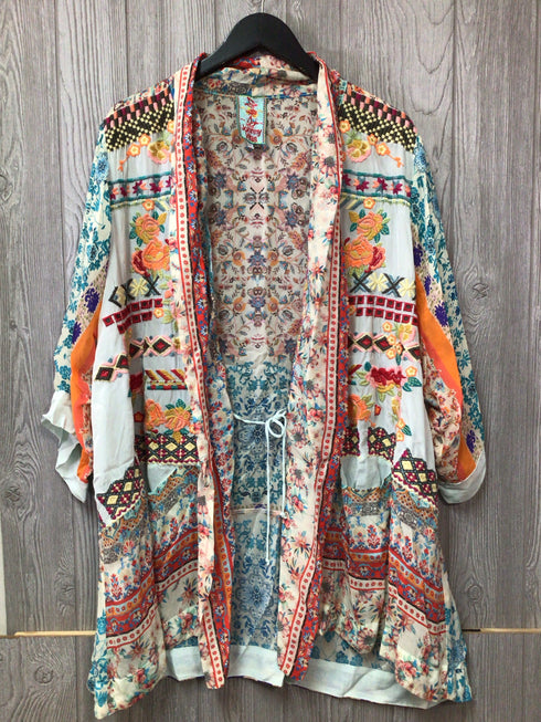 Johnny Was Silk Kimono Size 1X