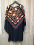 Johnny Was Dress with slip Embroidered Size Large New