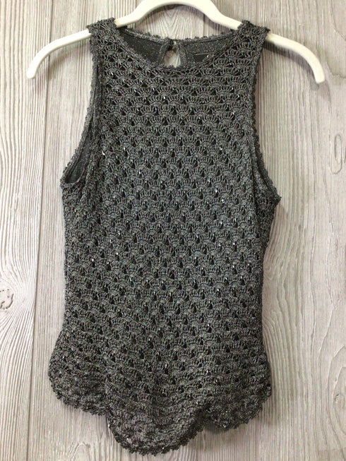 Carmen Marc Valvo Size Small Metallic Top