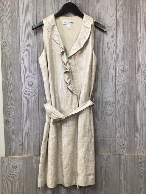 Sara Campbell Dress linen Size 8