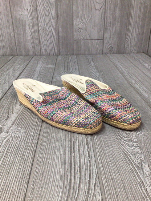 Clorinda Antinori Raffia Mules Size 39