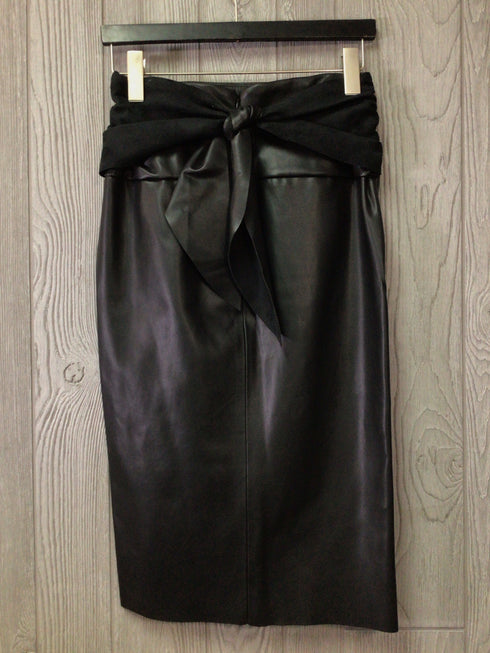 Zara Skirt Faux-leather Size X-Small